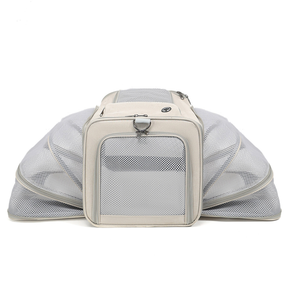 Expandable Breathable Soft-Sided Pet Carrier - Image 6