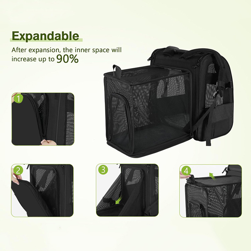 Expandable Lightweight Pet Backpack Carrier S01 - Image 3