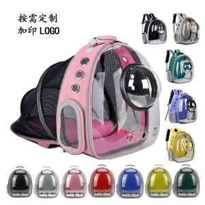 Window Breathable Space Capsule Pet Backpack Style B