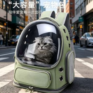 Transparent Window Space Capsule Pet Backpack S03