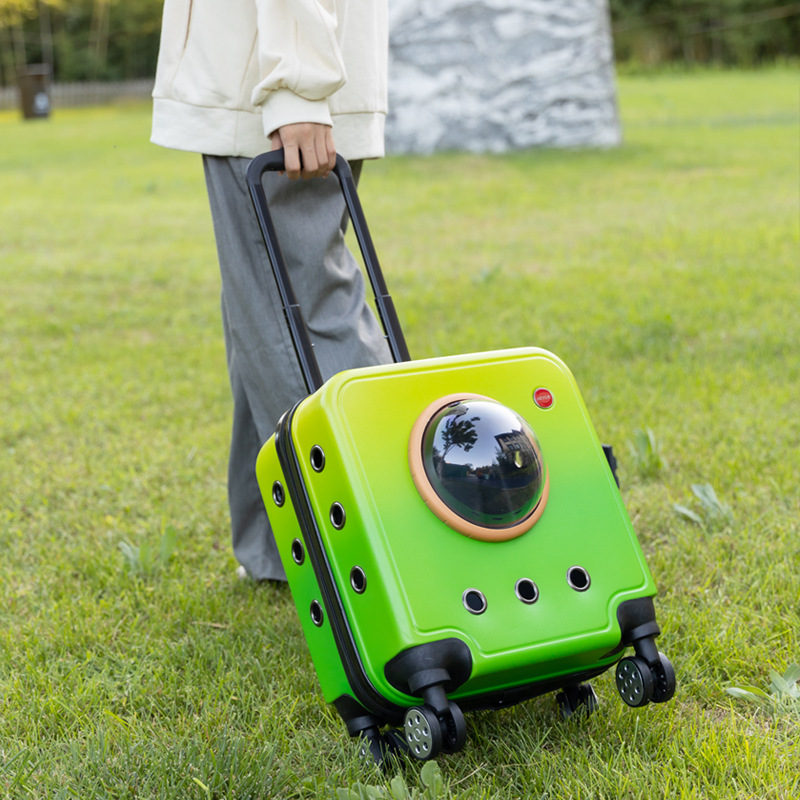 Window Large Capacity Pet Rolling Carrier S11 - Image 4