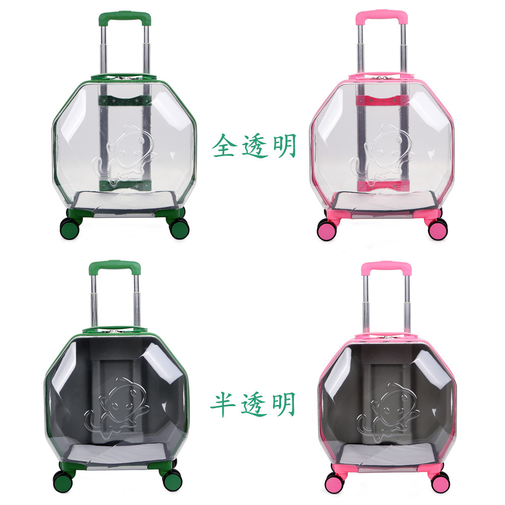 Window Large Capacity Pet Rolling Carrier S12 - Image 3