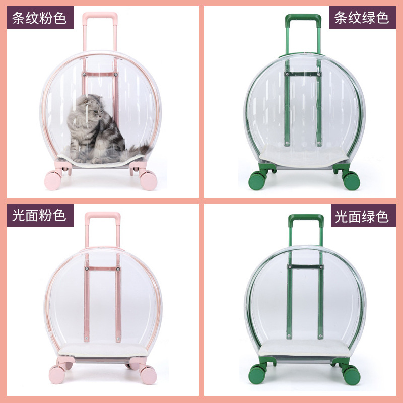 Window Large Capacity Pet Rolling Carrier S12 - Image 4