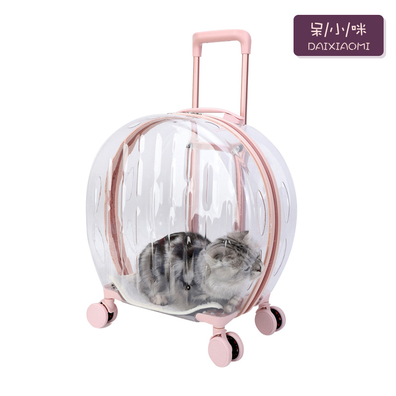 Window Large Capacity Pet Rolling Carrier S12 - Image 5