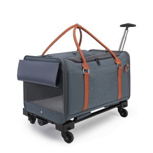 Large Capacity Breathable Pet Rolling Carrier S11