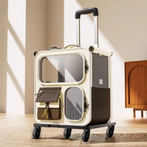 Window Large Capacity Pet Rolling Carrier S13