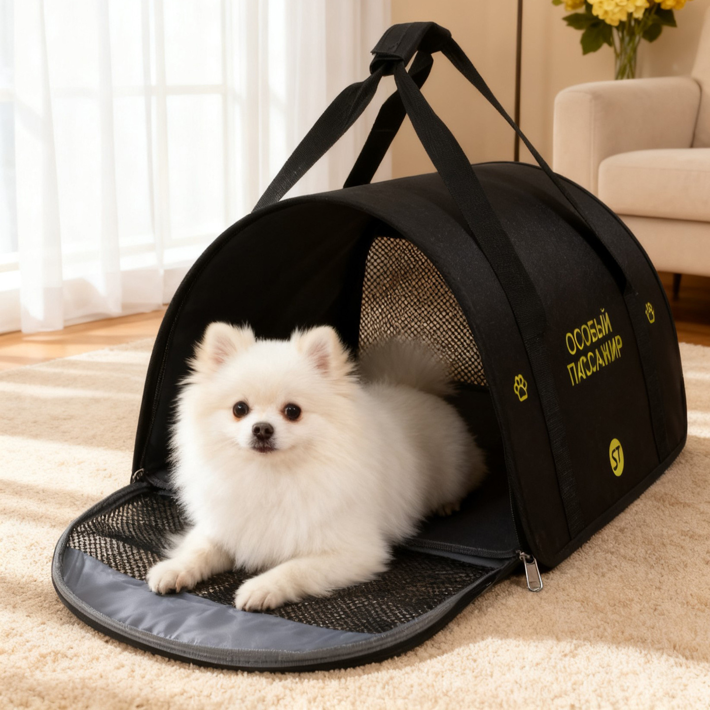 Large Capacity Breathable Pet Sling Carrier Style A - Image 4