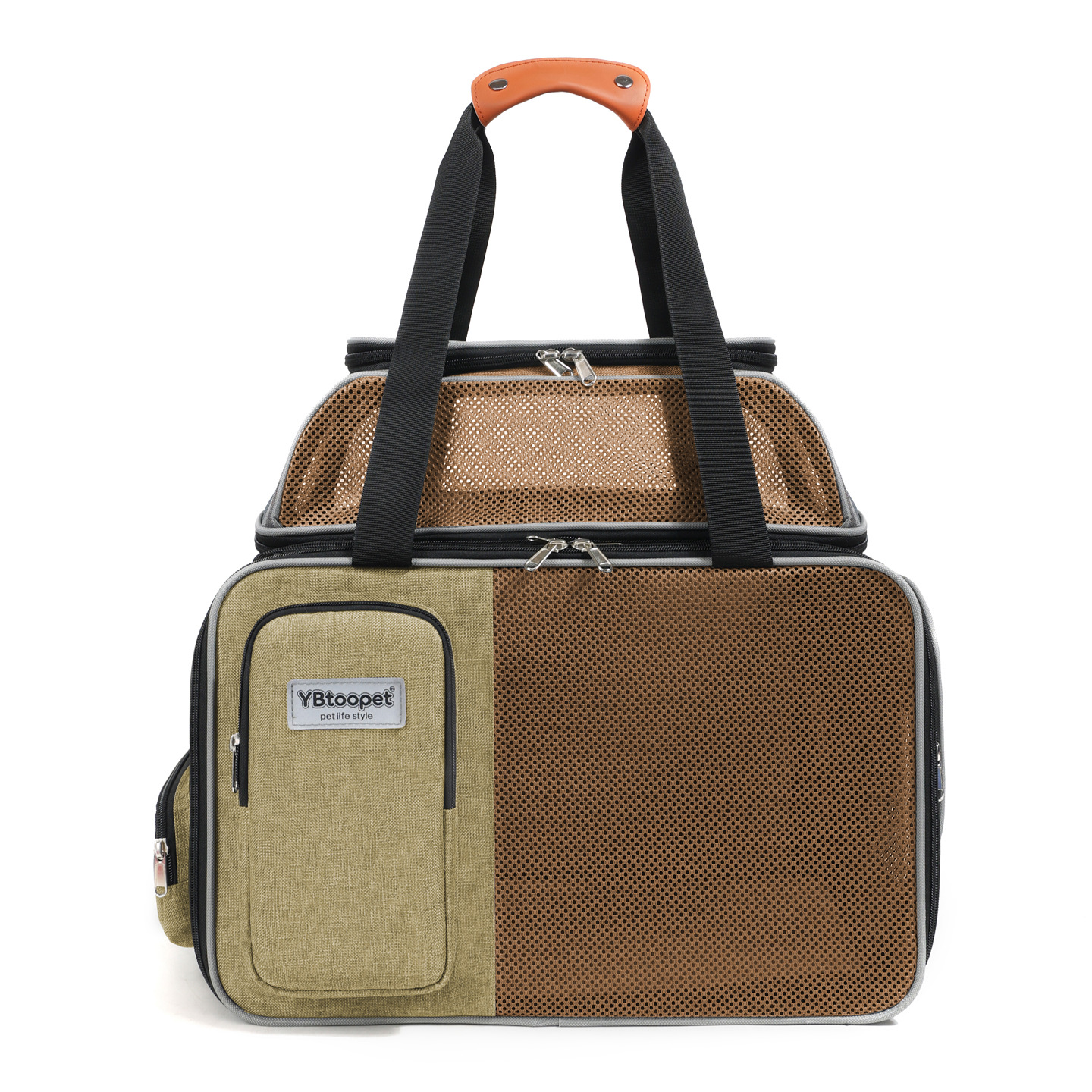 Expandable Lightweight Large Capacity Cat Soft Carrier - Image 5