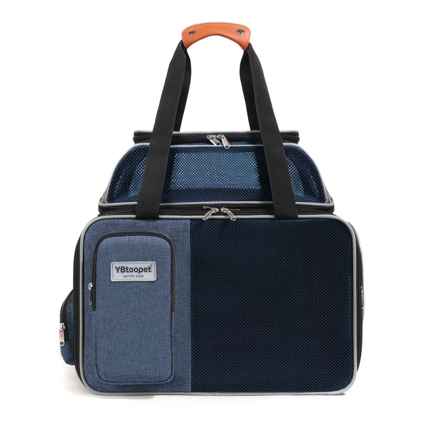 Expandable Lightweight Large Capacity Cat Soft Carrier - Image 8