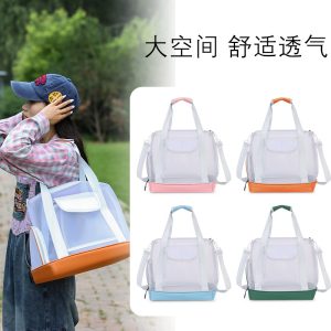Head-Out Foldable Breathable Pet Backpack Carrier