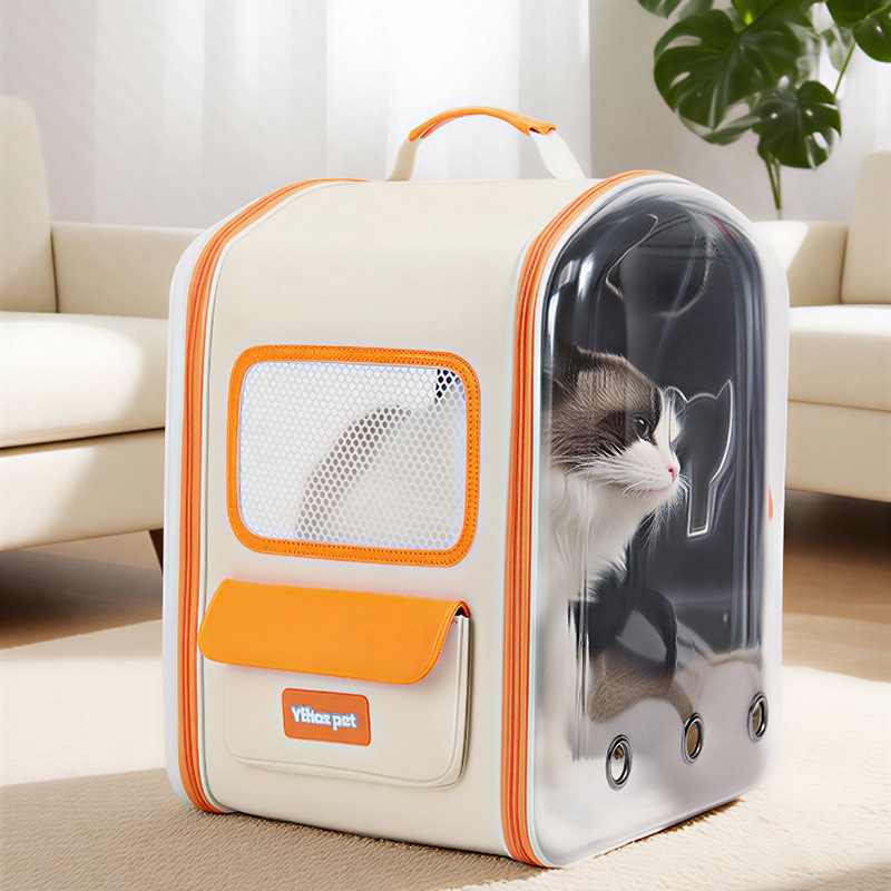 Large Capacity Breathable Pet Rolling Carrier S15 - Image 4