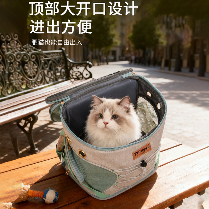Stylish Lightweight Pet Backpack Carrier S01 - Image 4