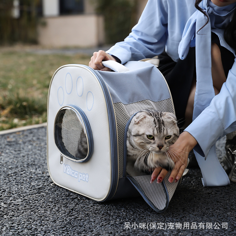 Capacity Foldable Breathable Cat Backpack Carrier S22 - Image 3