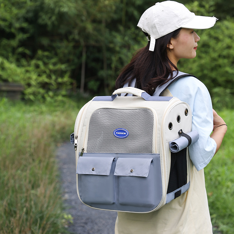 Capacity Foldable Breathable Cat Backpack Carrier S23 - Image 4