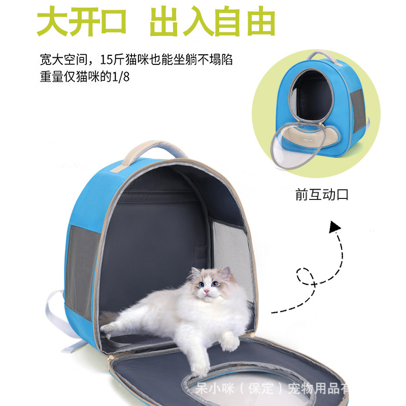 Capacity Breathable Pet Backpack Carrier Style C S01 - Image 2