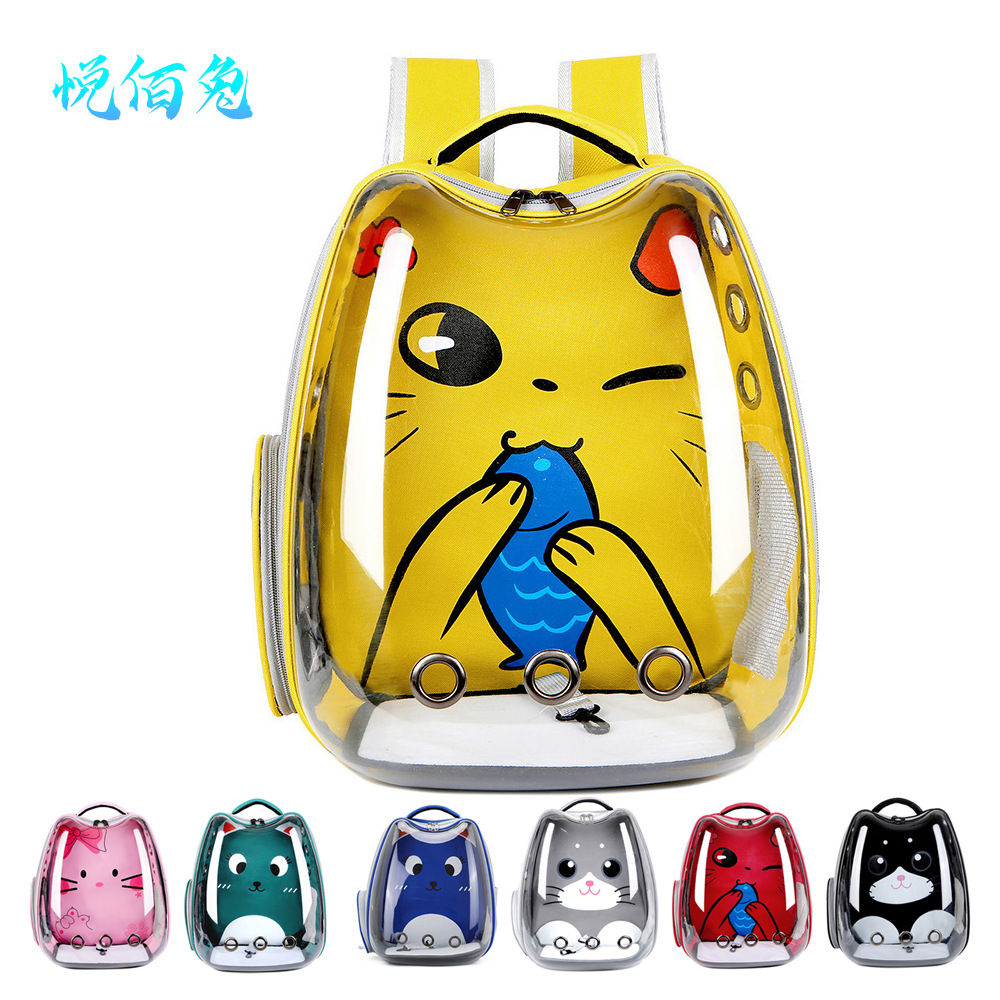 Transparent Window Space Capsule Pet Backpack S05