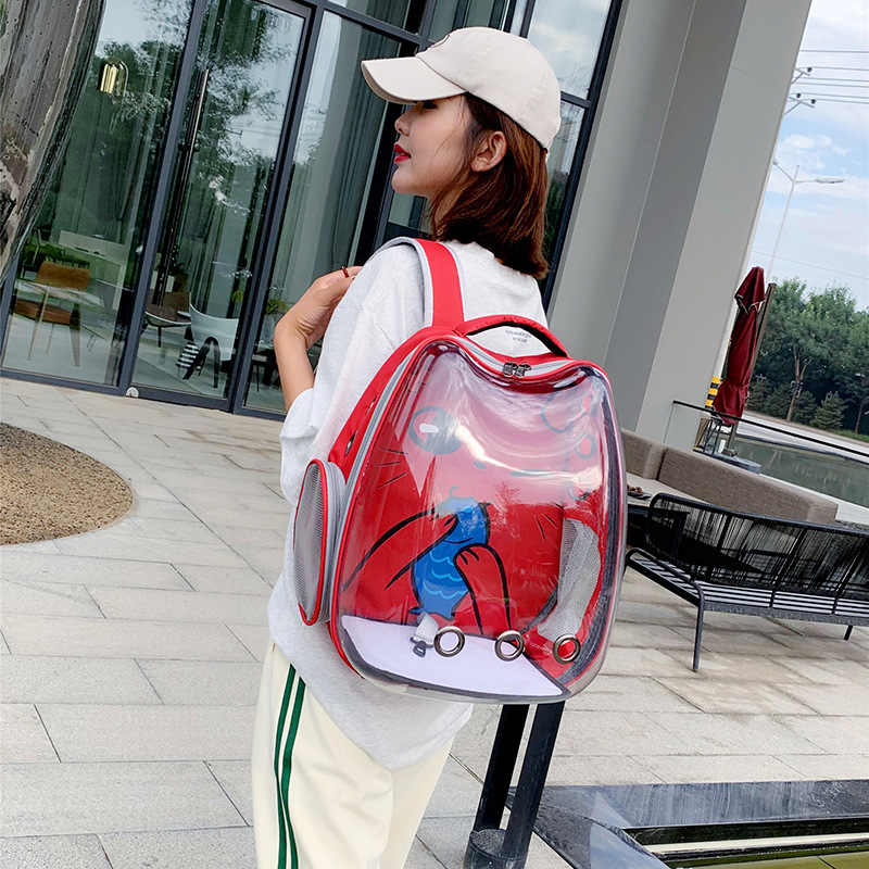 Transparent Window Space Capsule Pet Backpack S05 - Image 2
