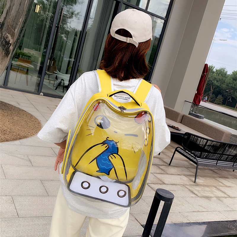 Transparent Window Space Capsule Pet Backpack S05 - Image 3