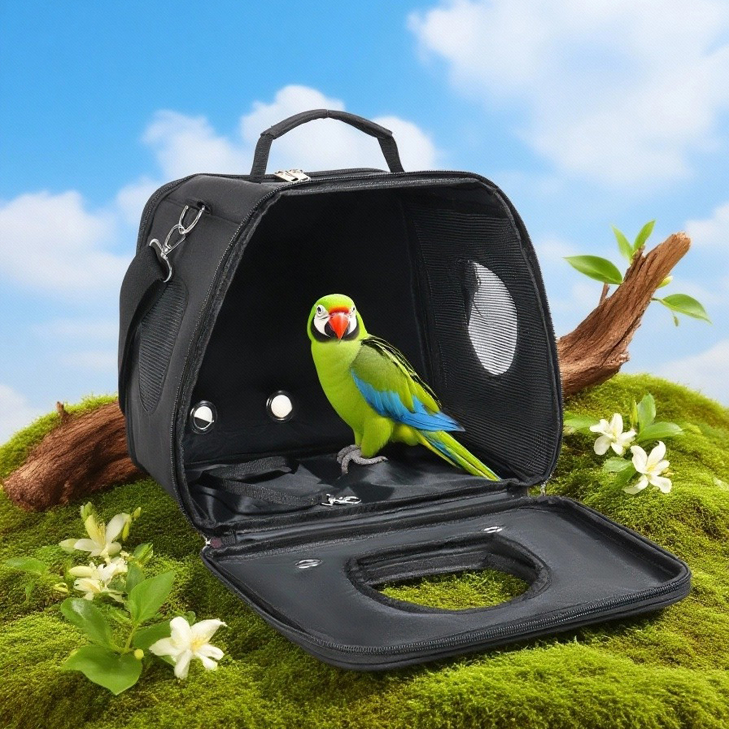 Large Capacity Breathable Parrot Carrier S01 - Image 4