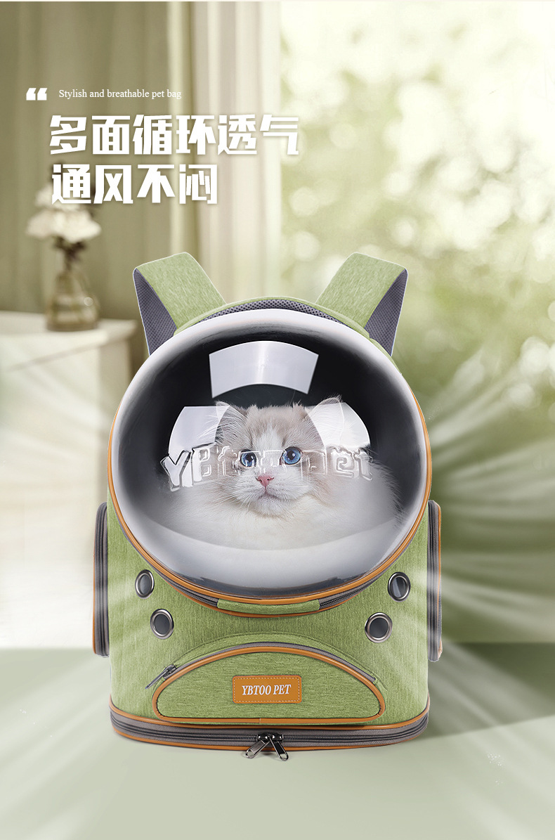 Large Capacity Space Capsule Pet Backpack Style D - Image 8