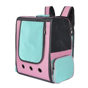 Colorblock Stylish Large Capacity Space Capsule Pet Backpack