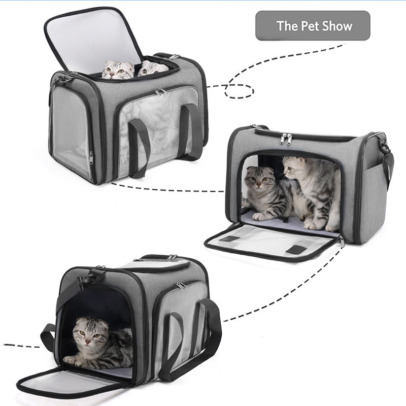 Capacity Breathable Soft-Sided Pet Carrier Style A - Image 4