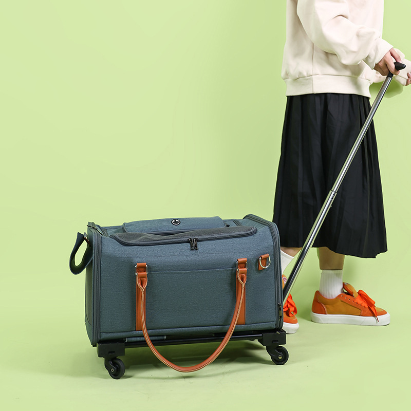 Expandable Pet Rolling Carrier - Image 2