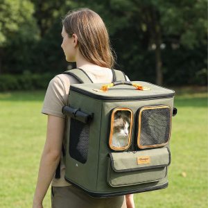 Large Capacity Breathable Pet Rolling Carrier S16