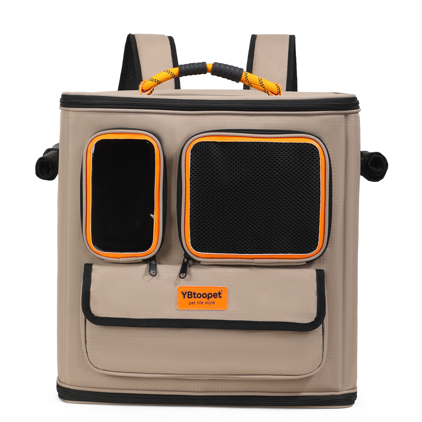 Large Capacity Breathable Pet Rolling Carrier S16 - Image 6