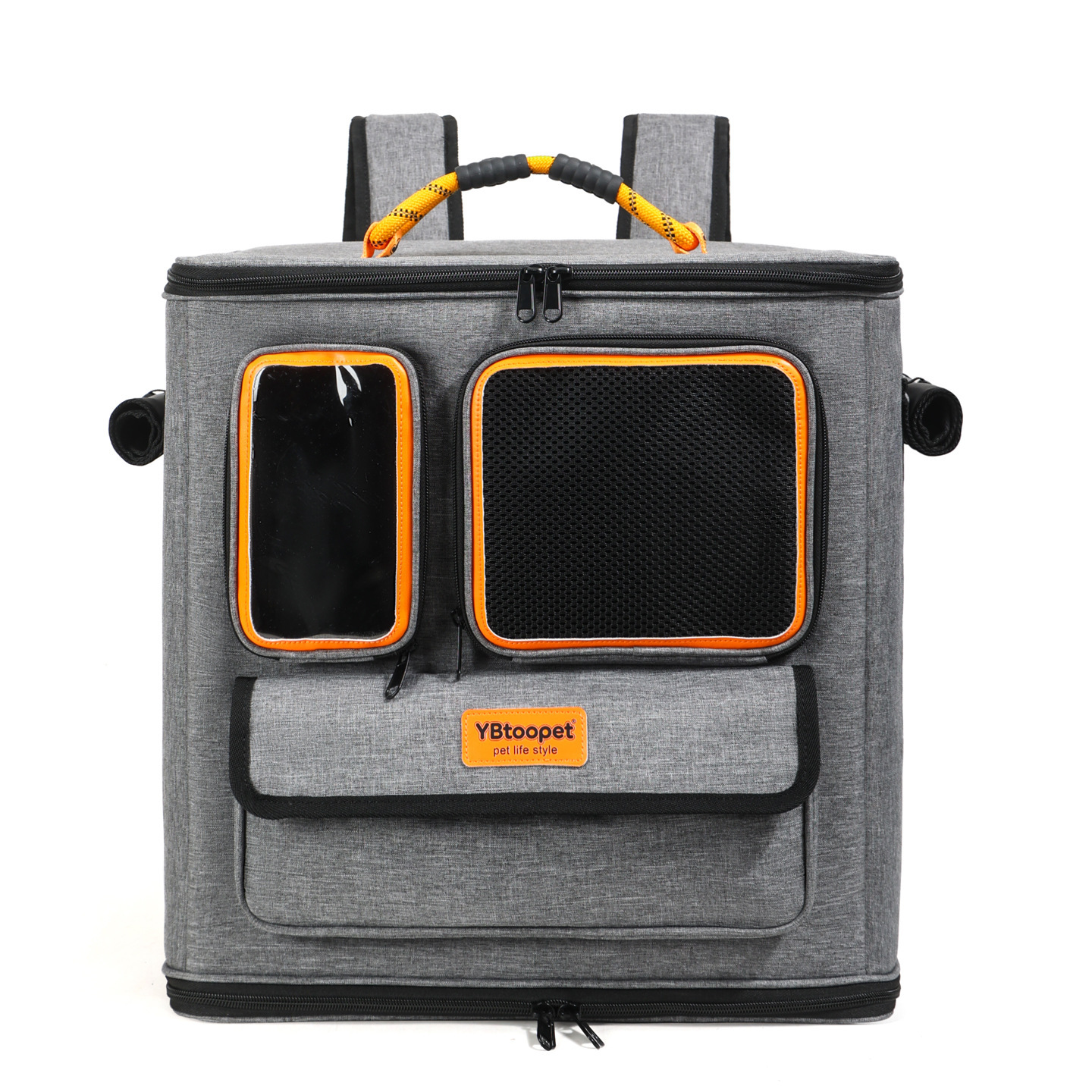 Large Capacity Breathable Pet Rolling Carrier S16 - Image 7