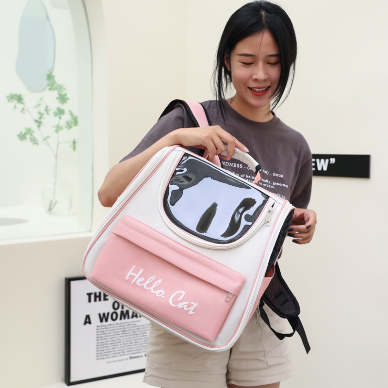 Capacity Breathable Cat Backpack Carrier Style F