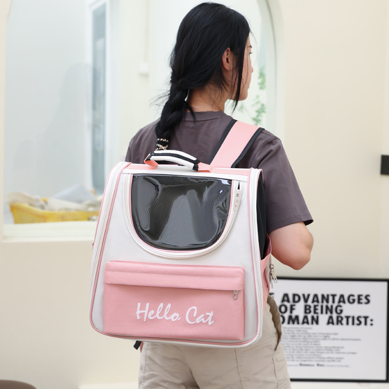 Capacity Breathable Cat Backpack Carrier Style F - Image 2
