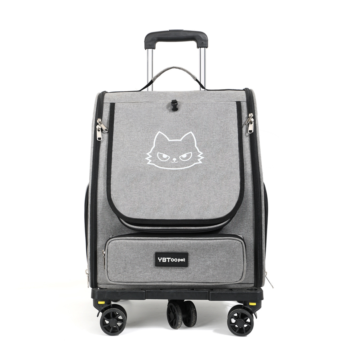 Capacity Foldable Breathable Pet Rolling Carrier S14 - Image 5