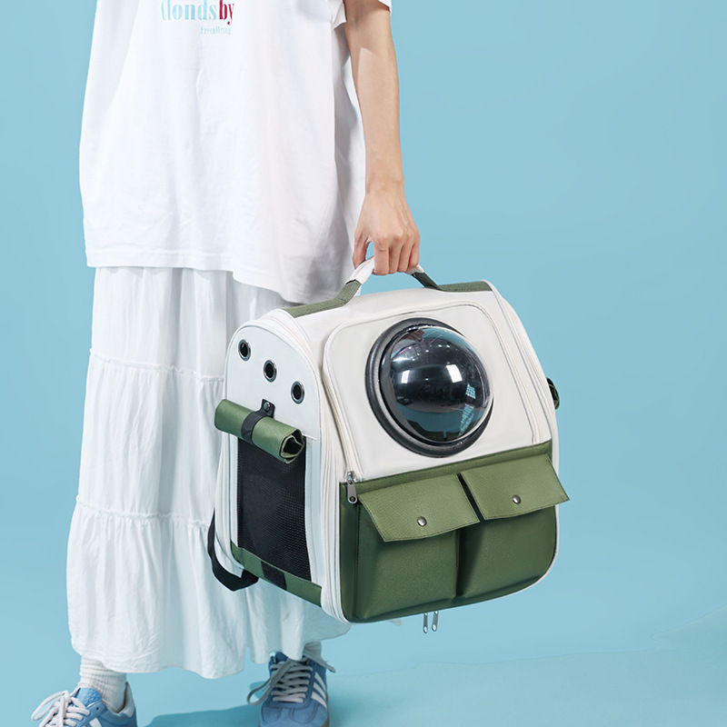 Large Capacity Space Capsule Pet Backpack Style E - Image 4
