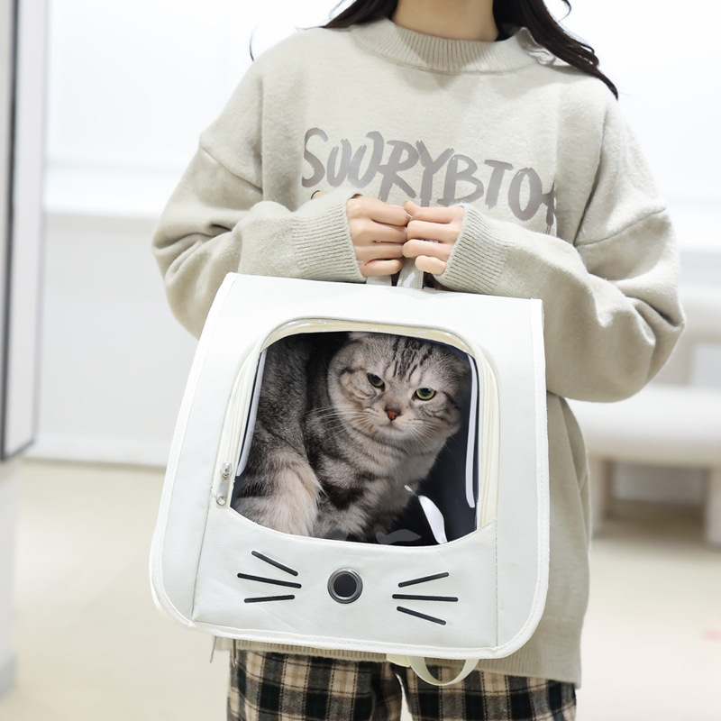 Capacity Breathable Pet Backpack Carrier Style C S02 - Image 3