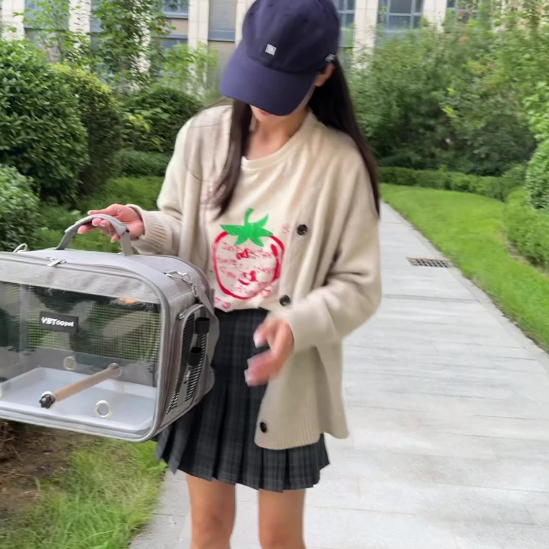 Large Capacity Breathable Parrot Carrier S02 - Image 4