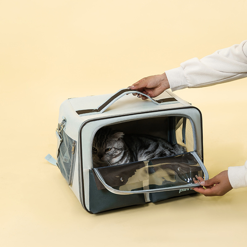 Capacity Foldable Breathable Pet Rolling Carrier S15 - Image 4
