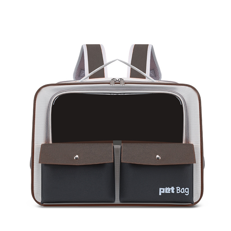 Capacity Foldable Breathable Pet Rolling Carrier S15 - Image 8