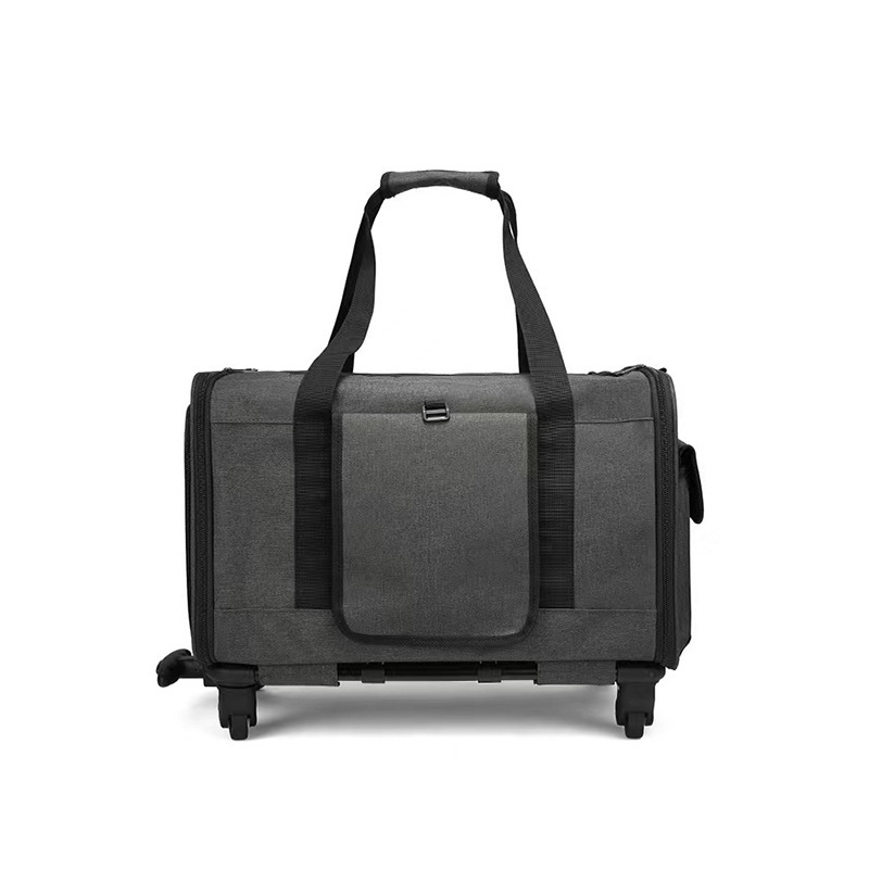 Capacity Foldable Breathable Pet Rolling Carrier S18 - Image 2