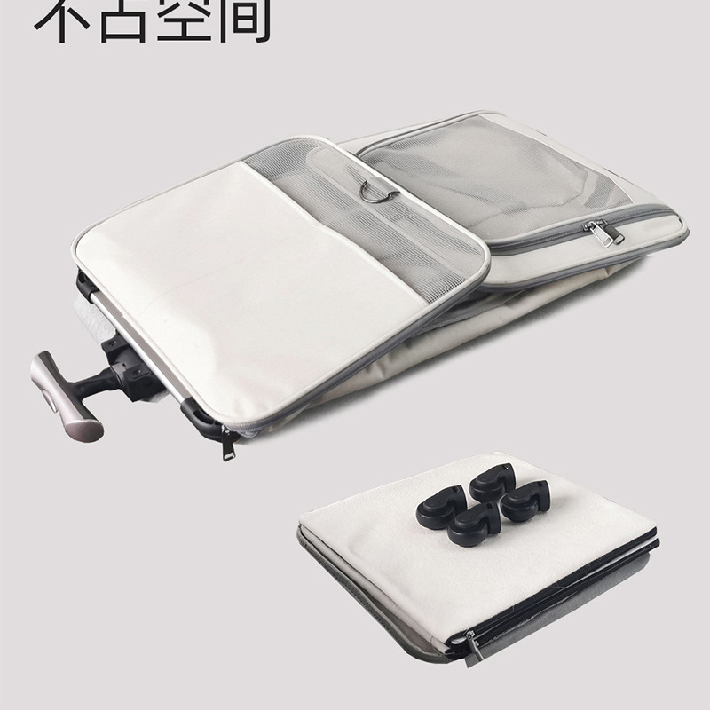 Large Capacity Breathable Pet Rolling Carrier S18 - Image 2