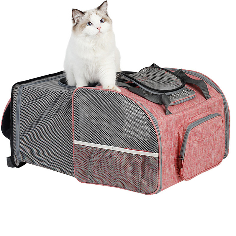 Expandable Foldable Breathable Pet Backpack Carrier - Image 5