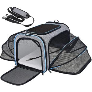 Expandable Foldable Breathable Cat Backpack Carrier S03