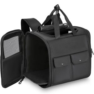 Capacity Breathable Car Seat Pet Backpack Carrier S01