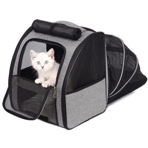 Expandable Foldable Breathable Cat Backpack Carrier S04