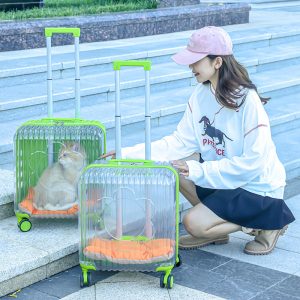 Large Capacity Pet Rolling Carrier S11