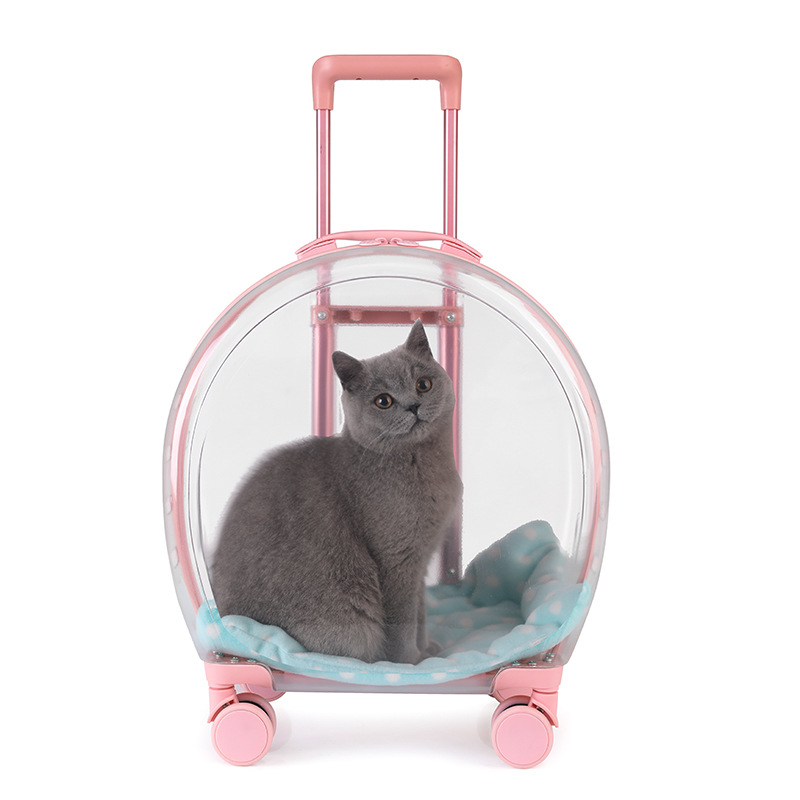 Window Large Capacity Pet Rolling Carrier S16 - Image 5