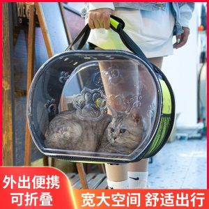 Foldable Breathable Space Capsule Pet Backpack