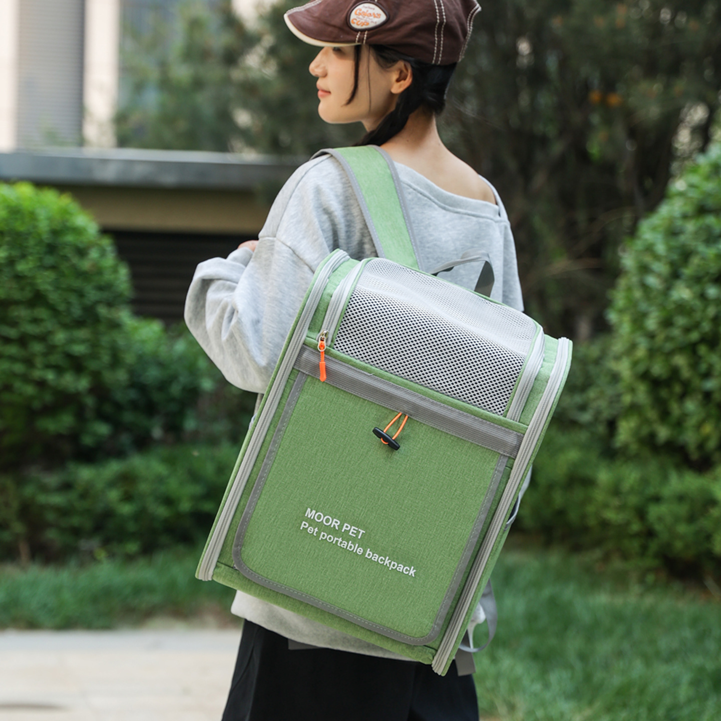 Multi-Color Large Capacity Foldable Cat Backpack Carrier - Image 2