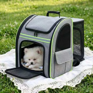 Expandable Lightweight Breathable Pet Backpack Carrier