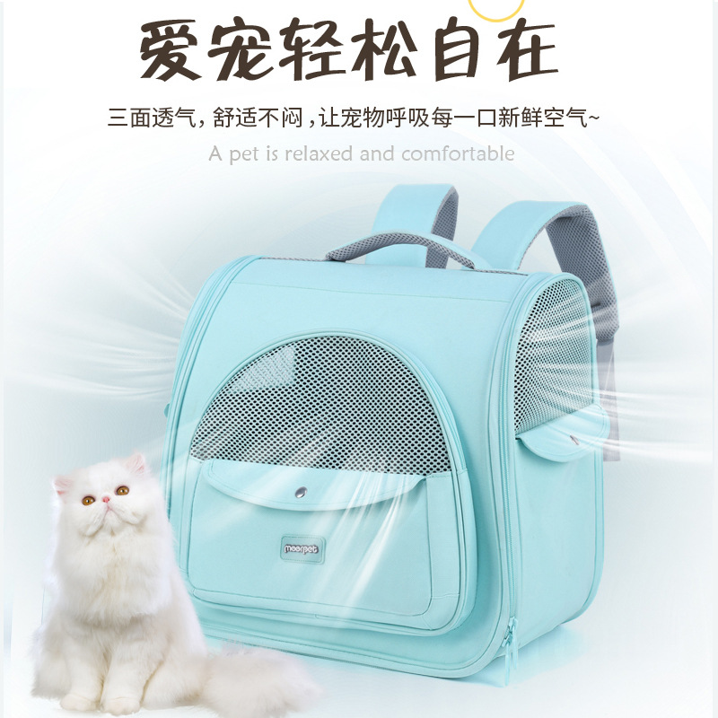 Multi-Color Stylish Large Capacity Pet Backpack Carrier - Image 2